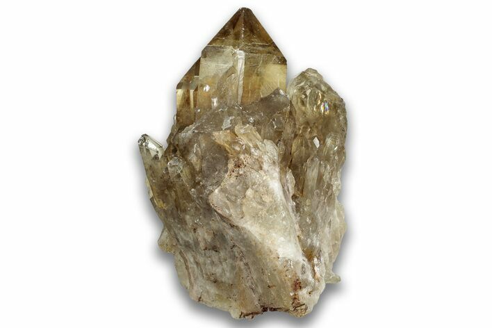 Smoky Citrine Crystal Cluster - Luena, DR Congo #324385